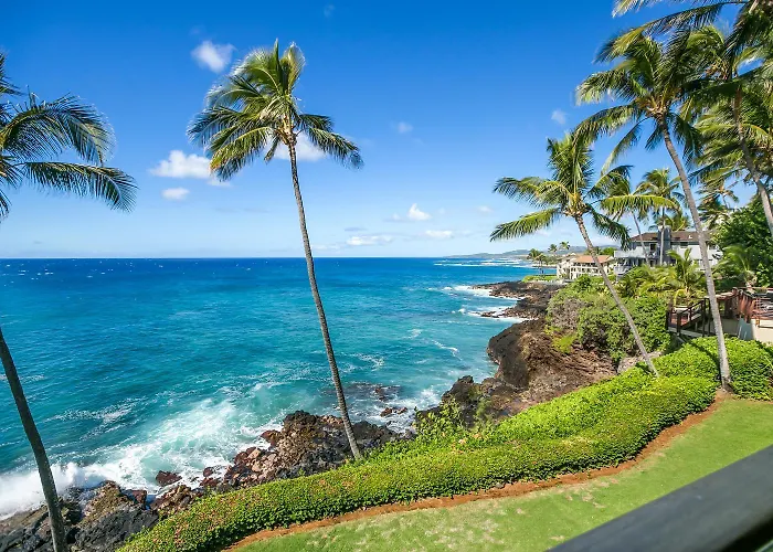 Unique Oceanfront Condo With Ac- Alekona Kauai